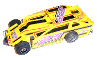 1/24 Dirt Track Modified Slot Car with Custom Hot Laps Designs